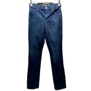 DKNY Jeans Women's 6 Blue Dark Wash Soho Skinny 5 Pocket Stretch Jean Denim EUC